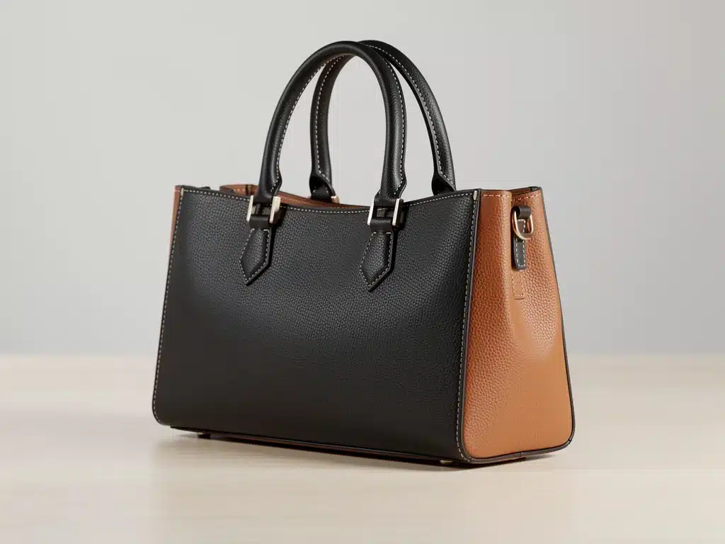 Exquisite leather handbag showcasing quality craftsmanship and timeless design